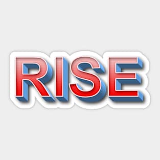 Rise | Pop Art Sticker